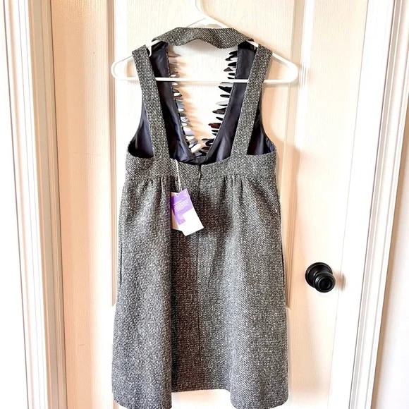 NWT ANNA SUI For Target Tweed Halter A-Line Dress—SZ. XS - Picture 16 of 17